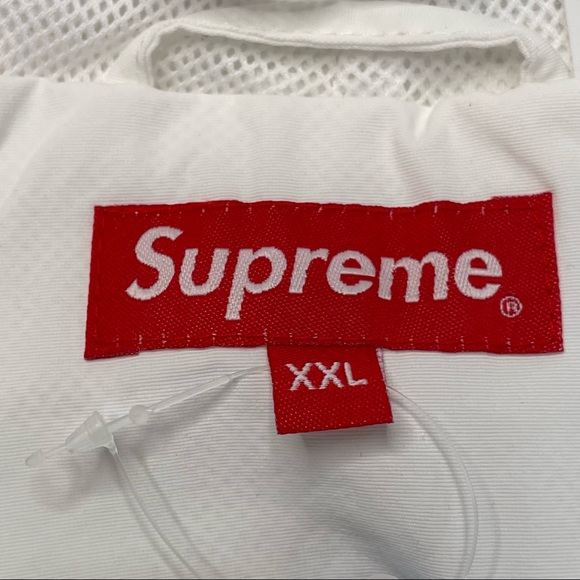 Supreme AOI Track Jacket White & Pink Color Mens XXL Size Glow in the Dark - Picture 6 of 11